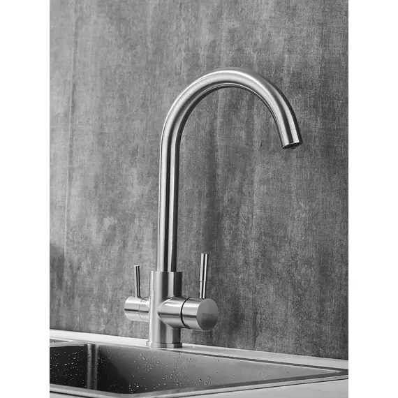 Высокий смеситель для кухни с фильтром для воды Shevanik S168B, изображение 8