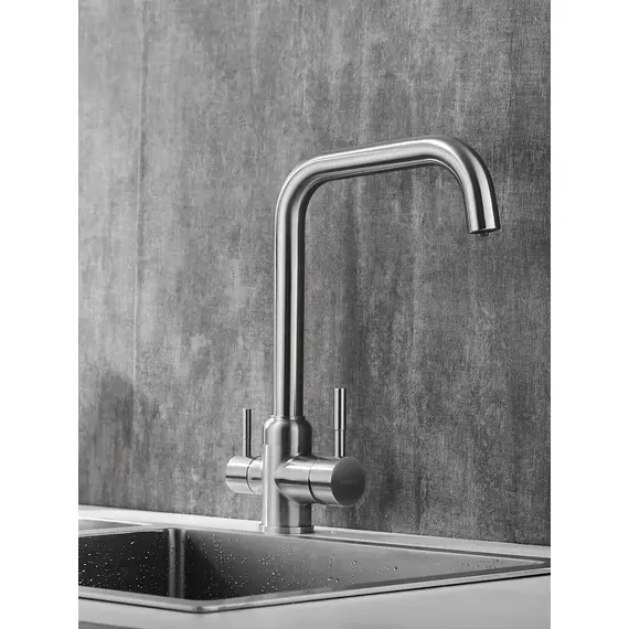 Высокий смеситель для кухни с фильтром для воды Shevanik S268B, изображение 8