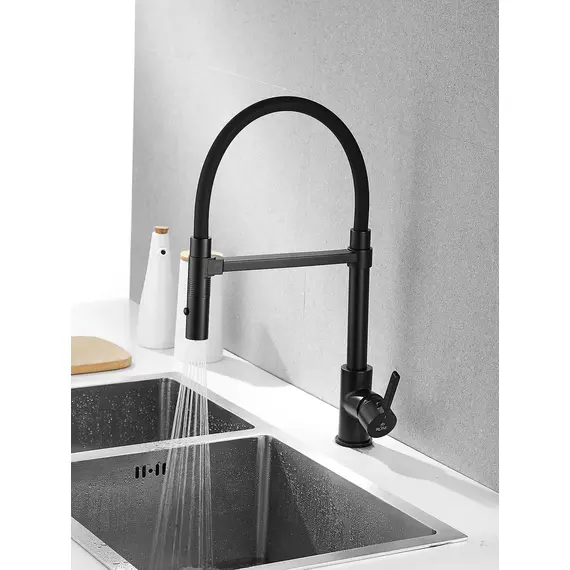 Смеситель для кухни с гибким изливом и душем Rose R133H, изображение 9