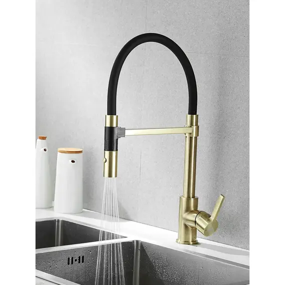 Смеситель для кухни с гибким изливом и душем Rose R133Q, изображение 9