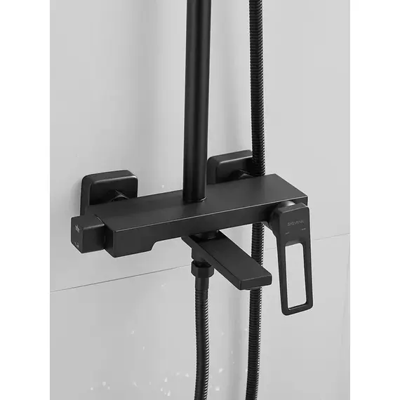 Душевая система с тропическим душем и смесителем Shevanik S6836H, изображение 10