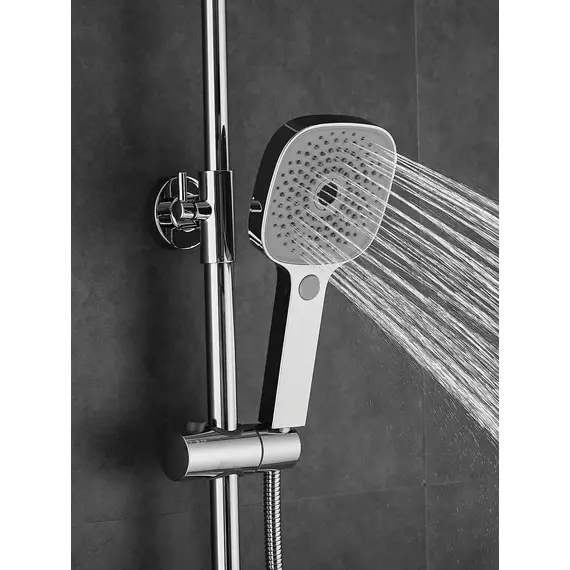 Душевая система с тропическим душем и смесителем Shevanik S9736, изображение 11