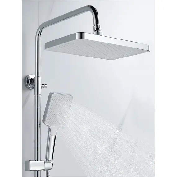 Душевая система с тропическим душем и смесителем Shevanik S6836, изображение 11