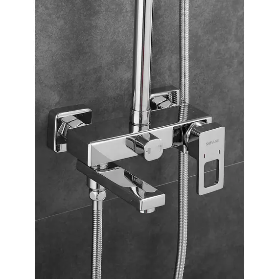 Душевая система с тропическим душем и смесителем Shevanik S8236, изображение 11