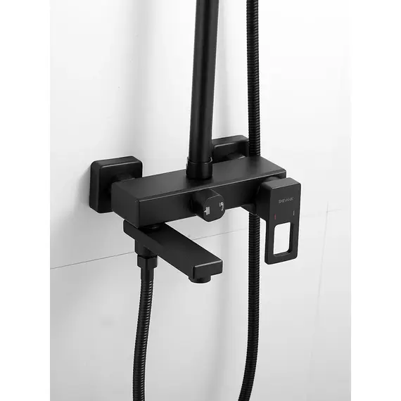 Душевая система с тропическим душем и смесителем Shevanik S8236H, изображение 12