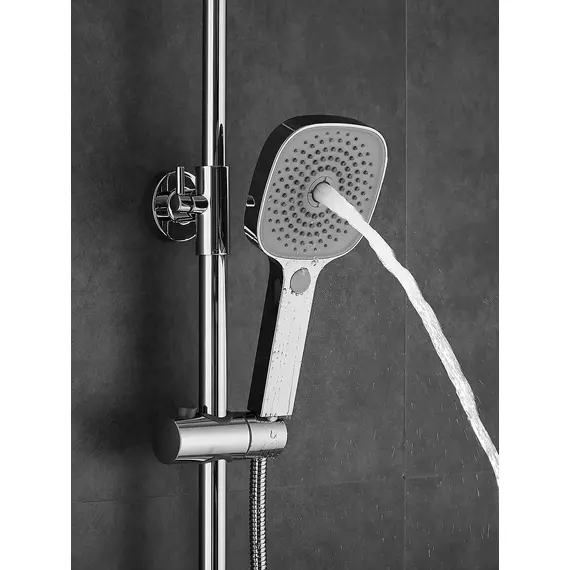 Душевая система с тропическим душем и смесителем Shevanik S9736, изображение 12