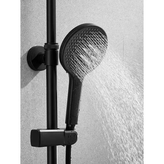 Душевая система с тропическим душем и термостатом Rose R3996H, изображение 12