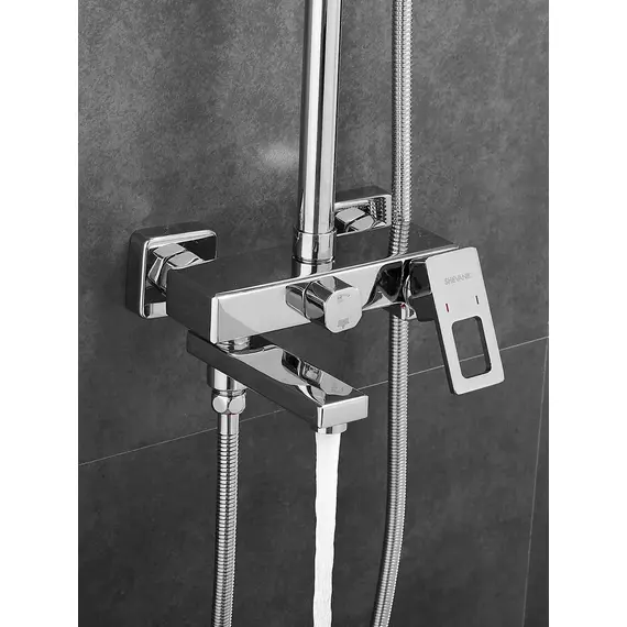 Душевая система с тропическим душем и смесителем Shevanik S8236, изображение 14