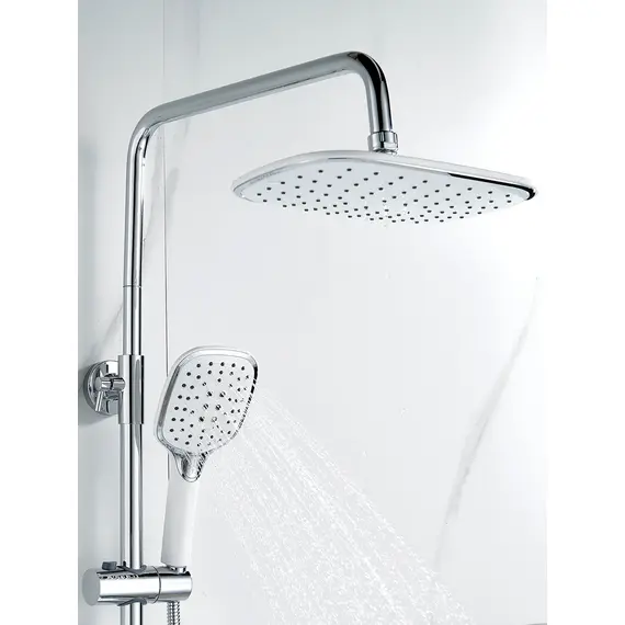 Душевая система с тропическим душем и смесителем Shevanik S6036F, изображение 14