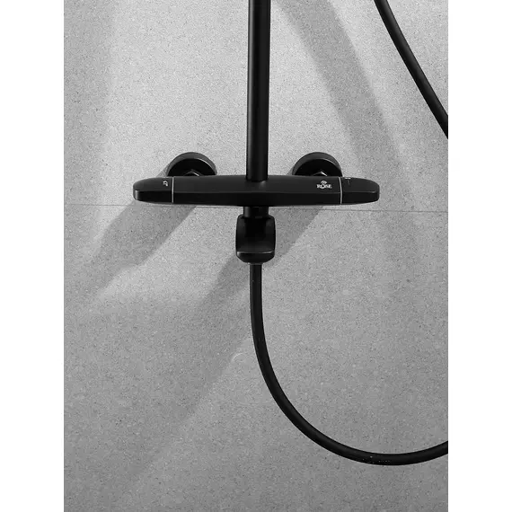 Душевая система с тропическим душем и термостатом Rose R3996H, изображение 15