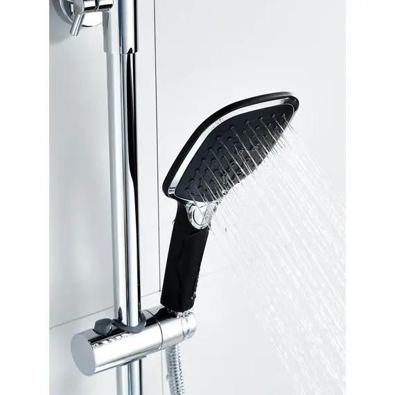 Душевая система с тропическим душем и смесителем Shevanik S6036H, изображение 15