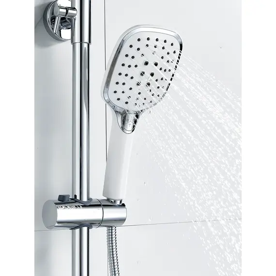Душевая система с тропическим душем и смесителем Shevanik S6036F, изображение 15