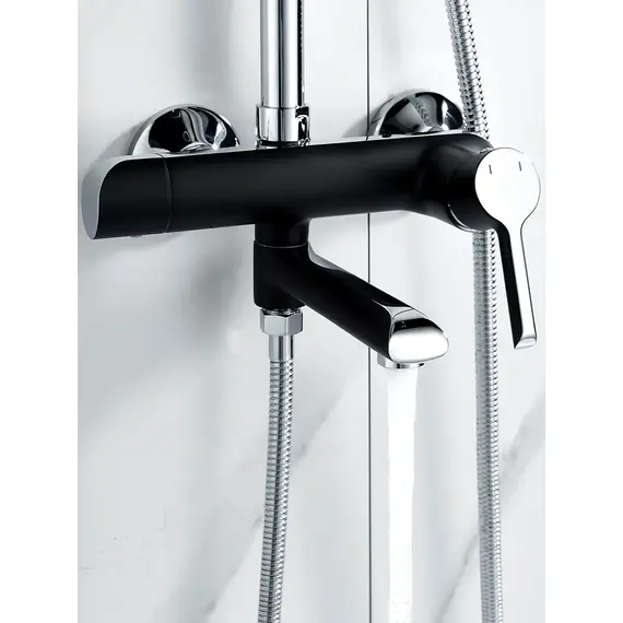 Душевая система с тропическим душем и смесителем Shevanik S6036H, изображение 16