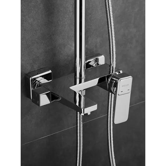 Душевая система с тропическим душем и смесителем Shevanik S9736, изображение 16
