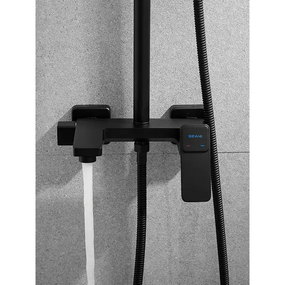 Душевая система с тропическим душем и смесителем Shevanik S9736H, изображение 16