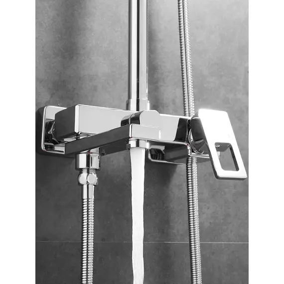 Душевая система с тропическим душем и смесителем Shevanik S8236, изображение 16