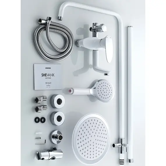 Душевая система с тропическим душем и смесителем Shevanik S9836F, изображение 17