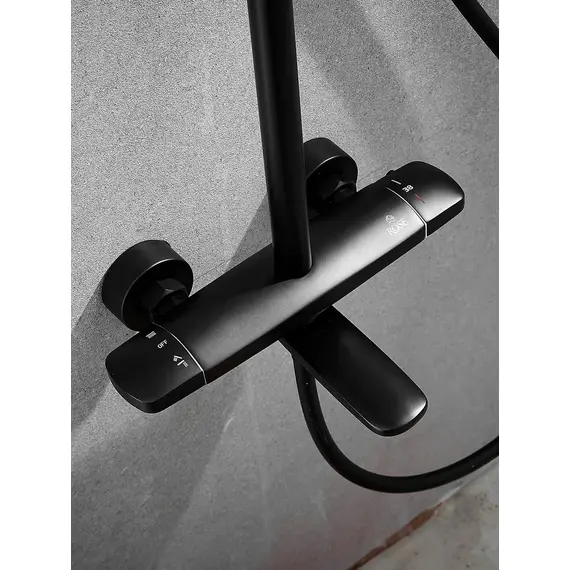 Душевая система с тропическим душем и термостатом Rose R3996H, изображение 17