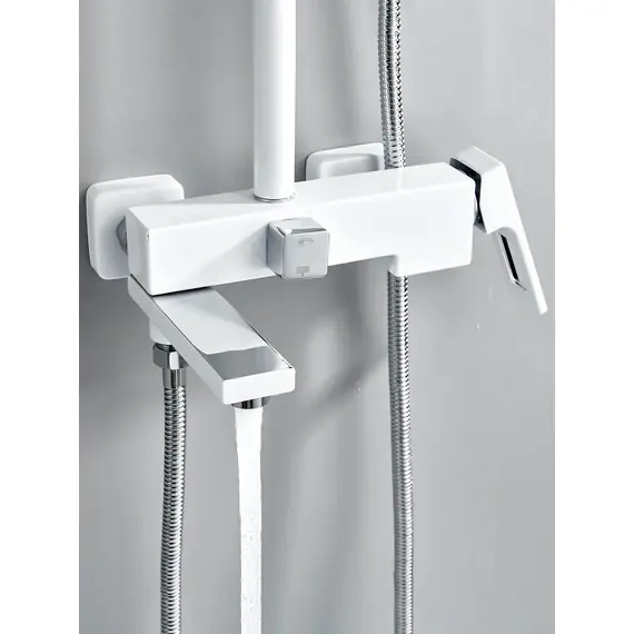 Душевая система с тропическим душем и смесителем Shevanik S9036F, изображение 17