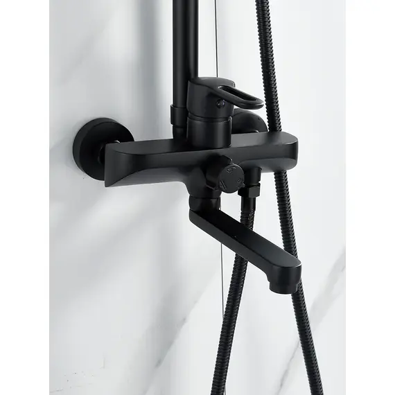 Душевая система с тропическим душем и смесителем Shevanik S8136H, изображение 18