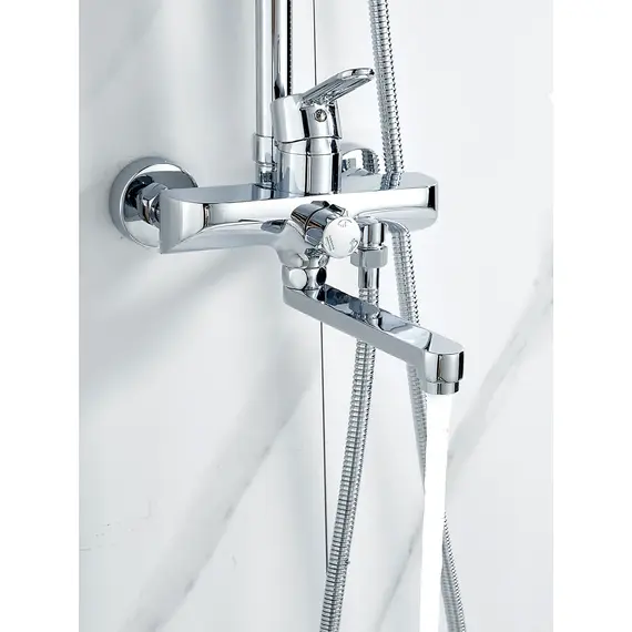 Душевая система с тропическим душем и смесителем Shevanik S8136, изображение 20