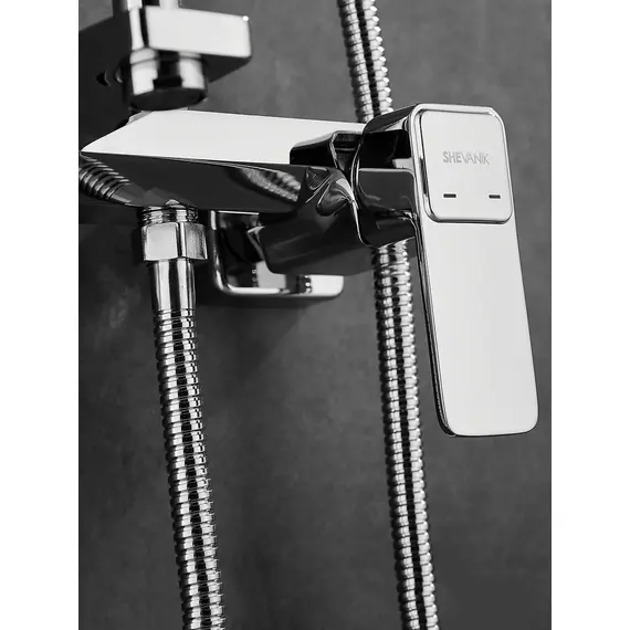 Душевая система с тропическим душем и смесителем Shevanik S9736, изображение 21