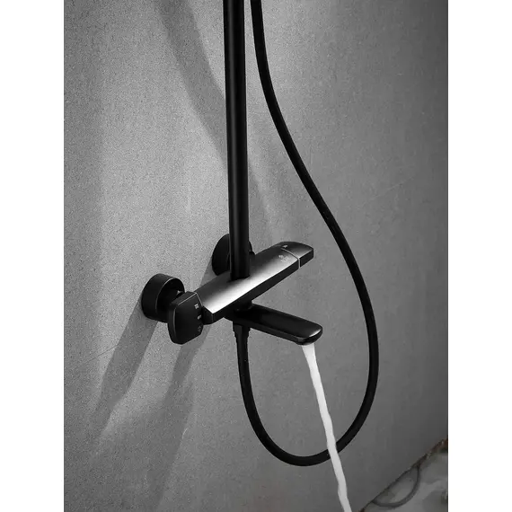 Душевая система с тропическим душем и термостатом Rose R3996H, изображение 24