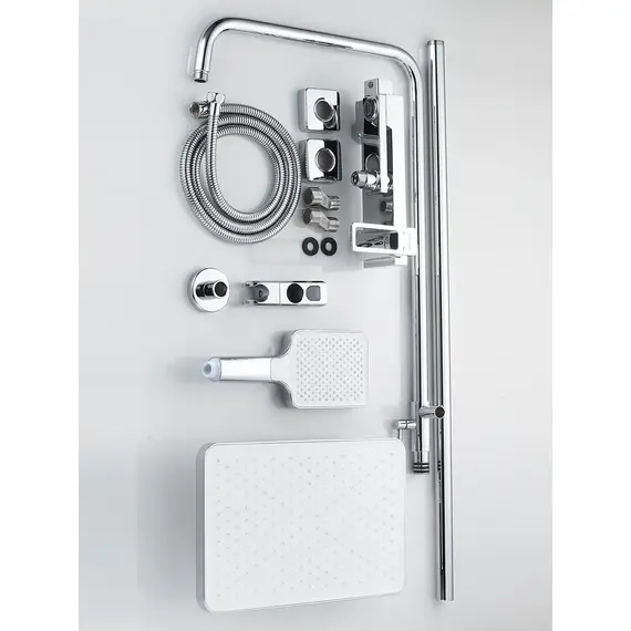 Душевая система с тропическим душем и смесителем Shevanik S6836, изображение 27