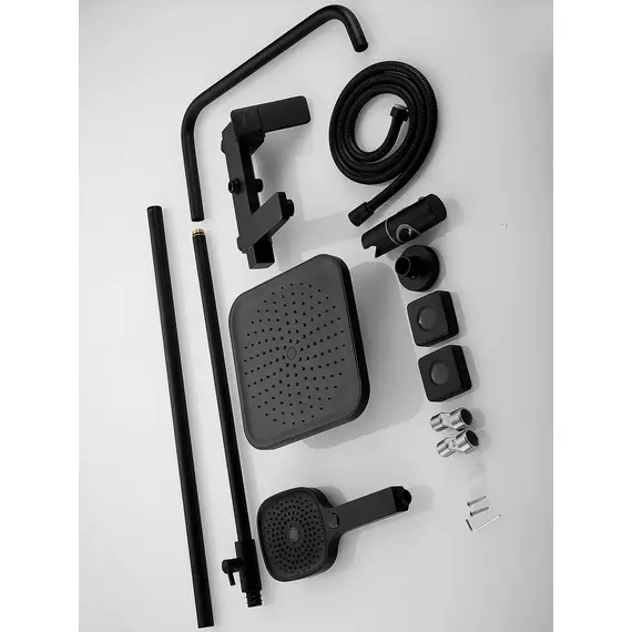 Душевая система с тропическим душем и смесителем Shevanik S9736H, изображение 27