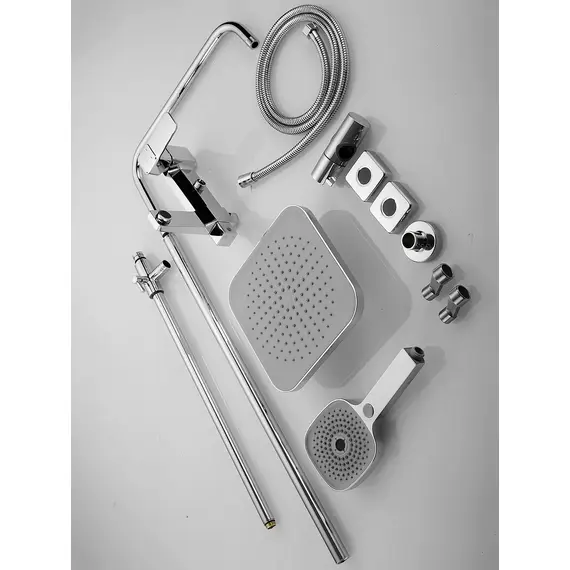 Душевая система с тропическим душем и смесителем Shevanik S9736, изображение 28