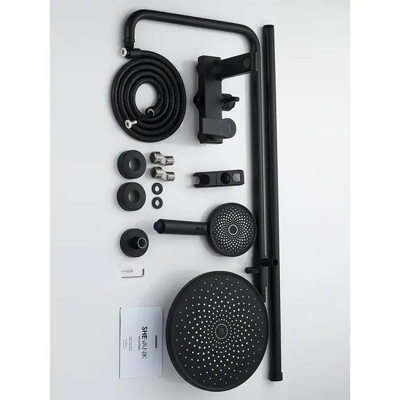 Душевая система с тропическим душем и смесителем Shevanik S8336H, изображение 28