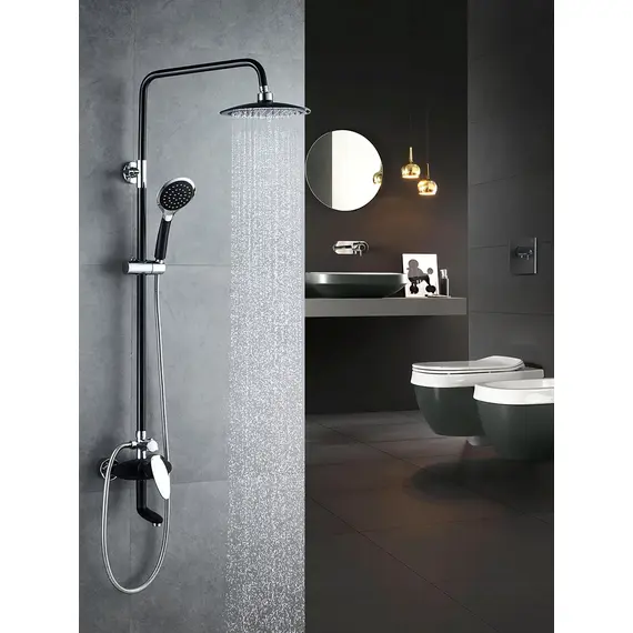 Душевая система с тропическим душем и смесителем Shevanik S9836H, изображение 2