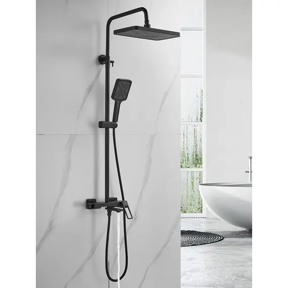 Душевая система с тропическим душем и смесителем Shevanik S6836H, изображение 2