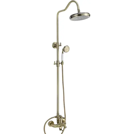 Душевая система с тропическим душем и смесителем Rose R0136Q, изображение 2