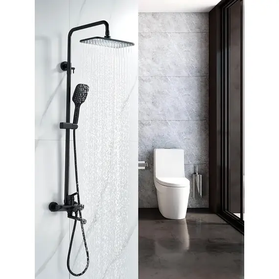 Душевая система с тропическим душем и смесителем Shevanik S8136H, изображение 2