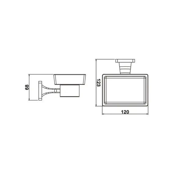 Мыльница-решетка Rose RG1503H, изображение 2