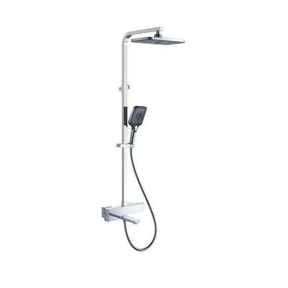 Душевая система с тропическим душем и термостатом Rose R1096, изображение 2