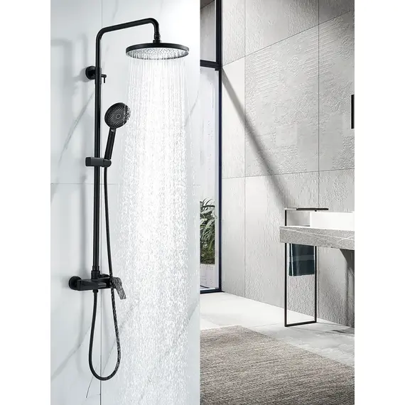 Душевая система с тропическим душем и смесителем Shevanik S8336H, изображение 2