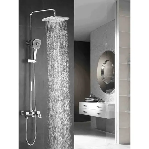 Душевая система с тропическим душем и смесителем Shevanik S8236, изображение 2