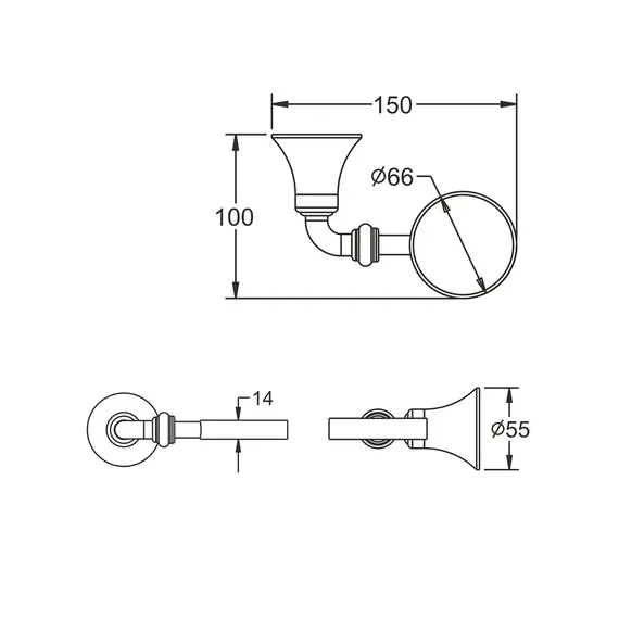 Дозатор жидкого мыла Rose RG1244, изображение 2