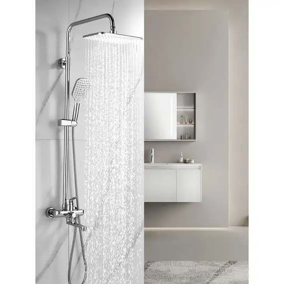 Душевая система с тропическим душем и смесителем Shevanik S8136, изображение 2