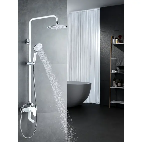 Душевая система с тропическим душем и смесителем Shevanik S9836F, изображение 3