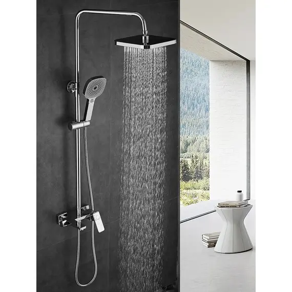 Душевая система с тропическим душем и смесителем Shevanik S9736, изображение 3