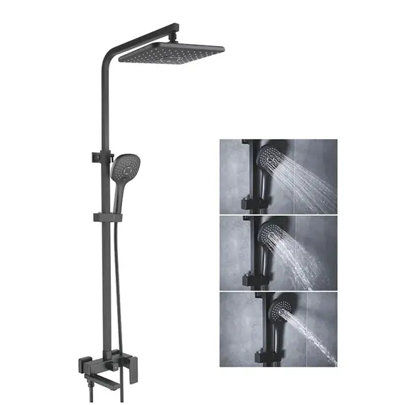 Душевая система с тропическим душем и смесителем Rose R2836H, изображение 3