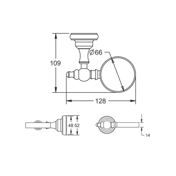 Мыльница-блюдце Rose RG1103, изображение 3