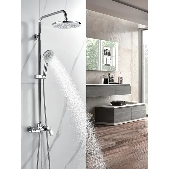 Душевая система с тропическим душем и смесителем Shevanik S8336, изображение 3