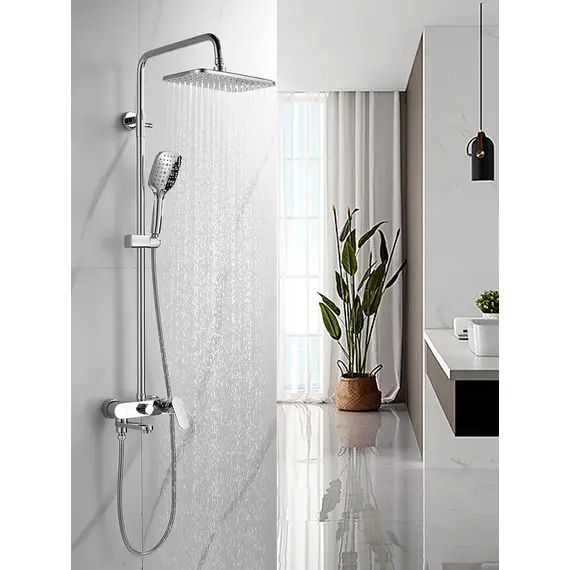 Душевая система с тропическим душем и смесителем Shevanik S8636, изображение 3