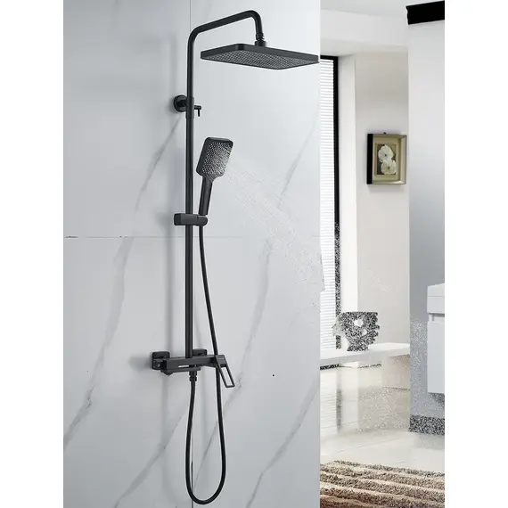 Душевая система с тропическим душем и смесителем Shevanik S6836H, изображение 3