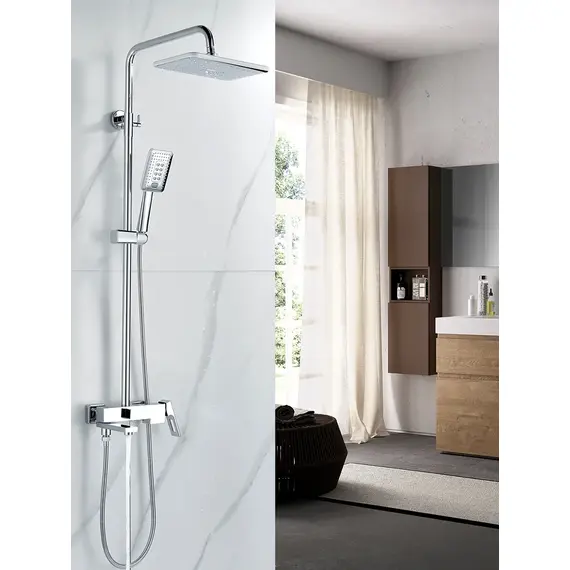 Душевая система с тропическим душем и смесителем Shevanik S9036, изображение 4