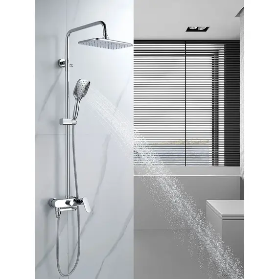 Душевая система с тропическим душем и смесителем Shevanik S8636, изображение 4